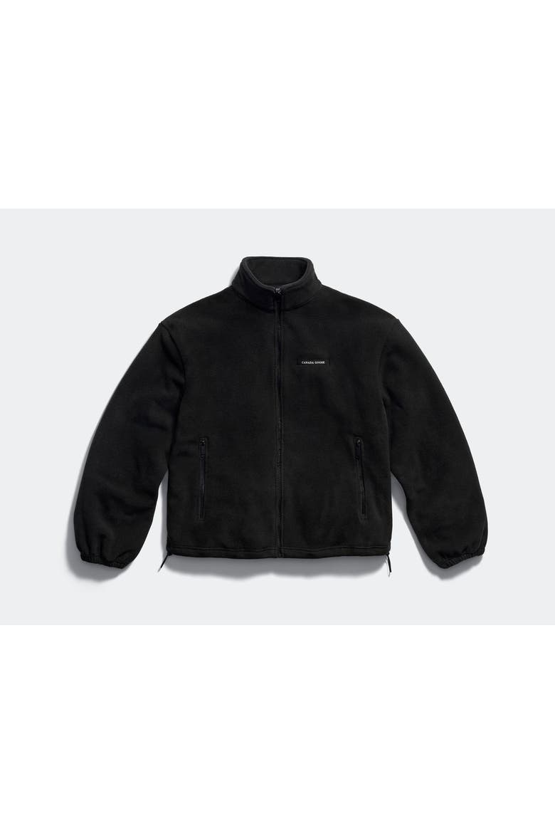 Tayen Fleece Jacket, Alternate, color, Black