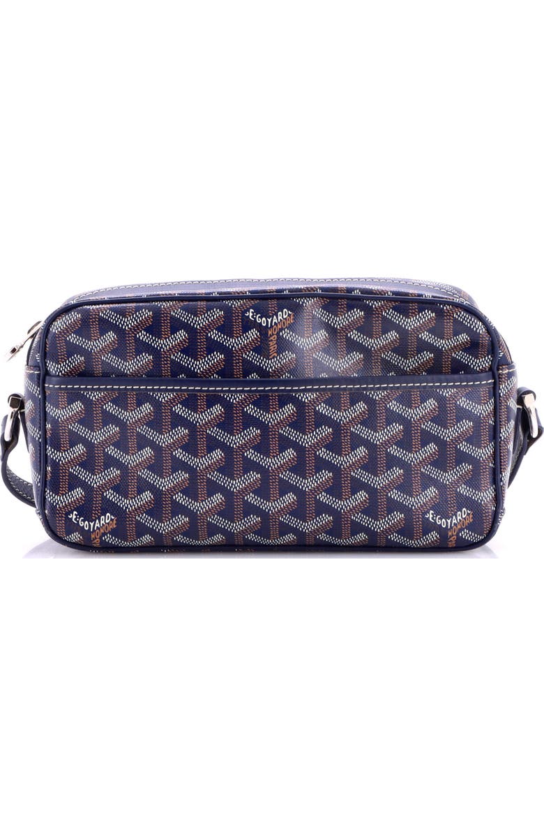 Pre-Owned Goyard Cap Vert Bag Coated Canvas, Main, color, Blue