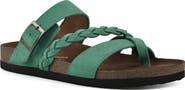 White Mountain Footwear Hazy Leather Footbed Sandal