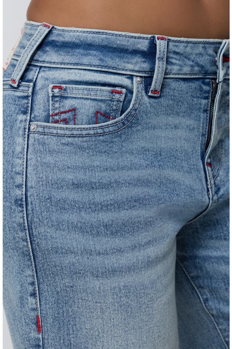 Bobbi Baggy Wide Leg Jeans, Alternate, color, LIGHT BUCKING WASH