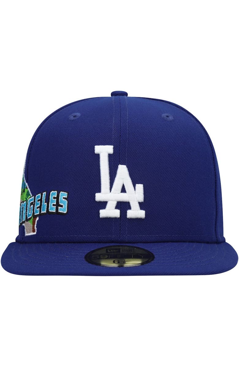 New Era Men's New Era Royal Los Angeles Dodgers Stateview 59FIFTY Fitted Hat, Alternate, color, 