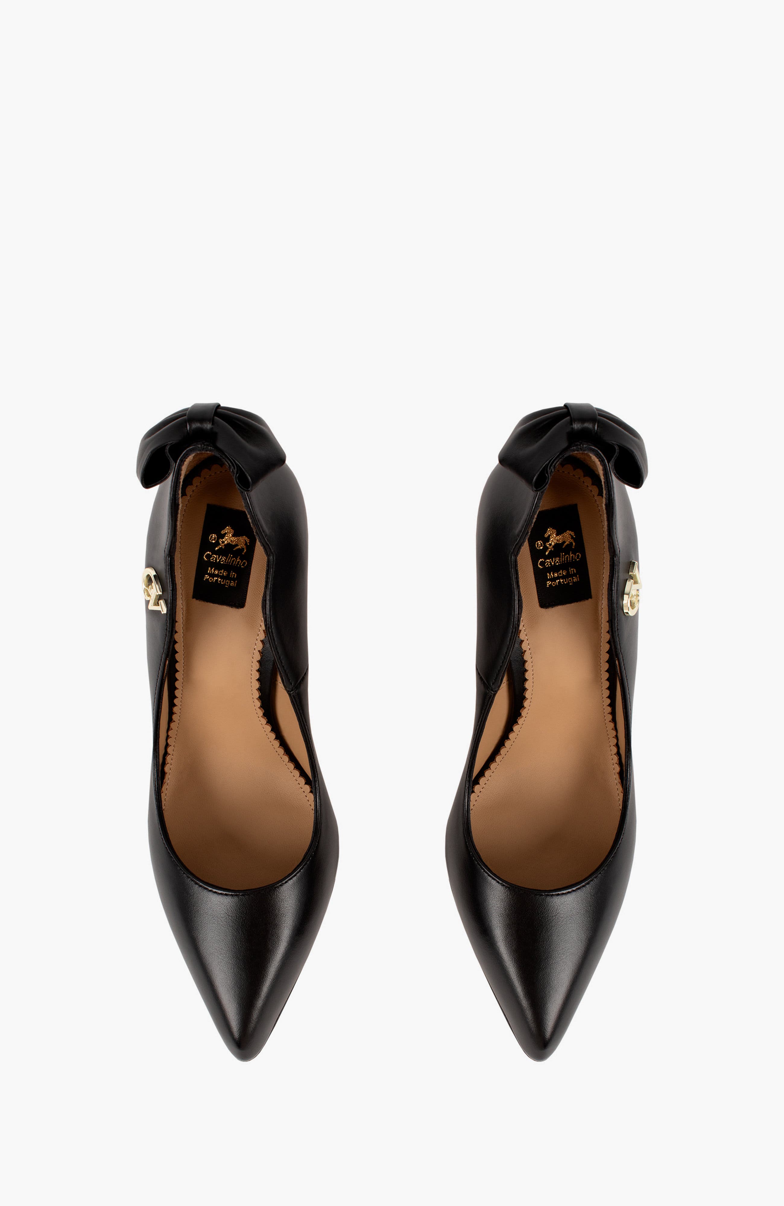 Signature CV by Cavalinho Leather Pumps with Bow, Alternate, color, Black