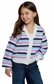 Kids' Striped Cardigan