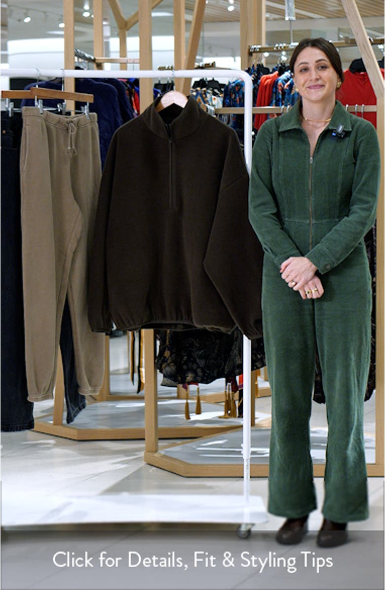 Brushed Half Zip Pullover, sales video thumbnail