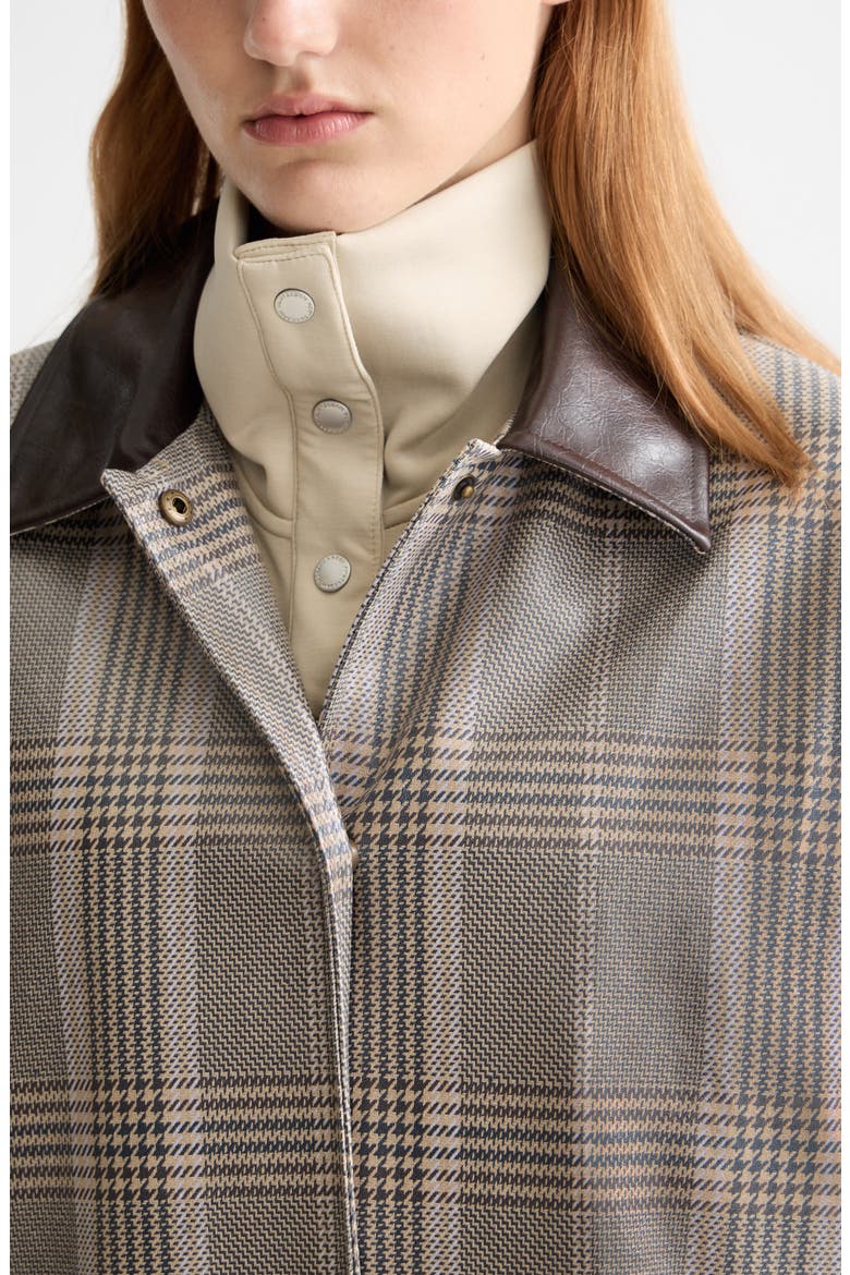 Coated Raincoat, Alternate, color, PLAZA TAUPE CHECK