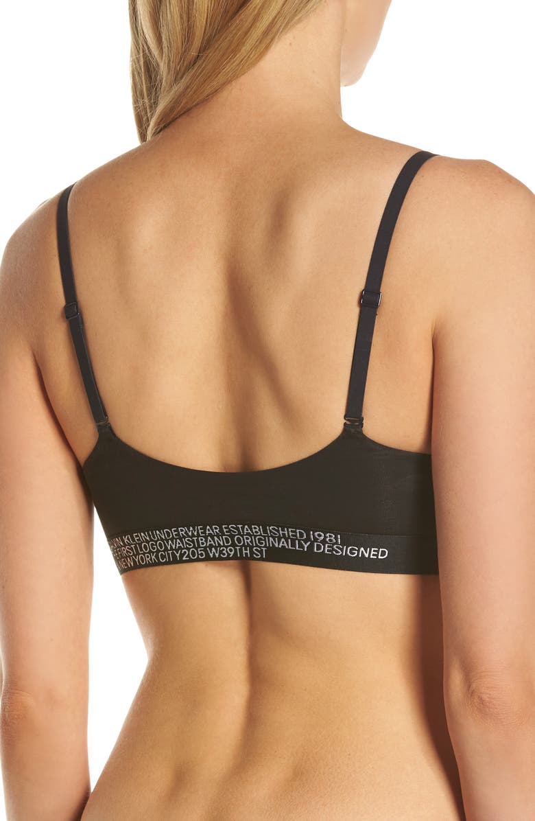 Calvin Klein Statement 1981 Convertible Soft Cup Bralette, Alternate, color, 
