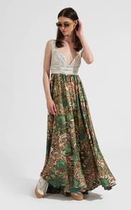 La DoubleJ Vavavoom Dress Anemone Pink Olive