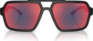 Prada Linea Rossa 59mm Pilot Sunglasses