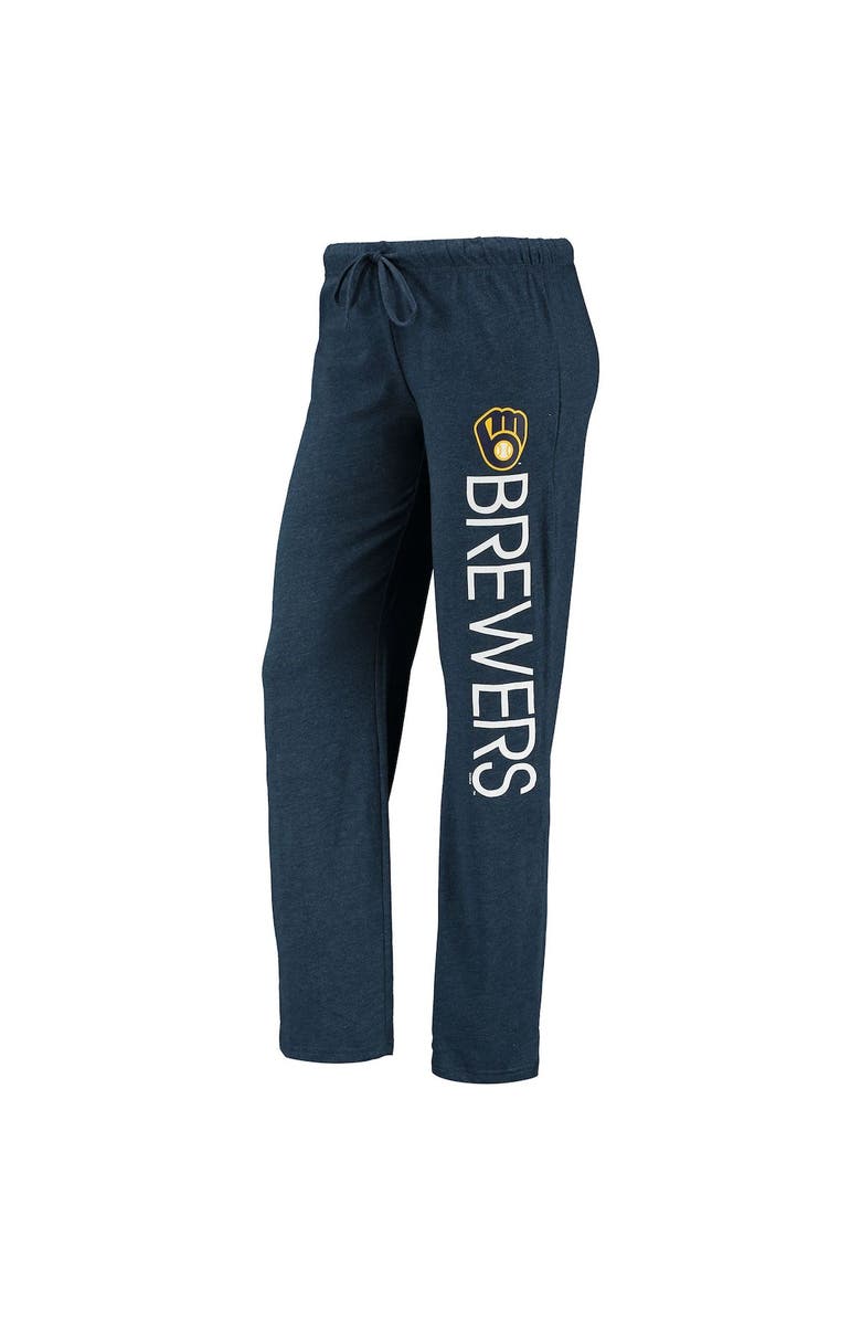 CONCEPTS SPORT Women's Concepts Sport Navy/Gold Milwaukee Brewers Meter Muscle Tank Top & Pants Sleep Set, Alternate, color, 