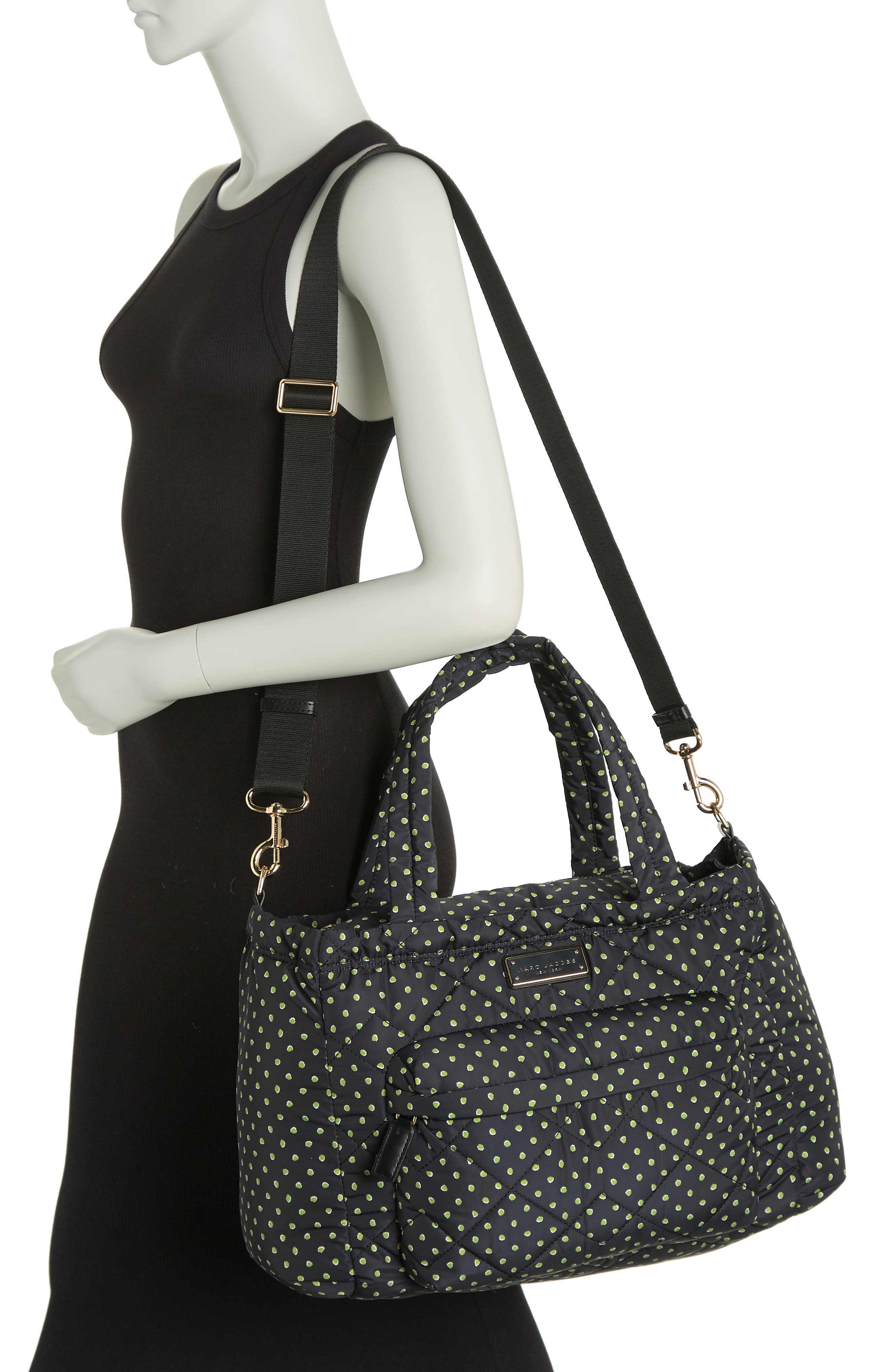 Marc Jacobs Dot Print Diaper Bag, Alternate, color, 