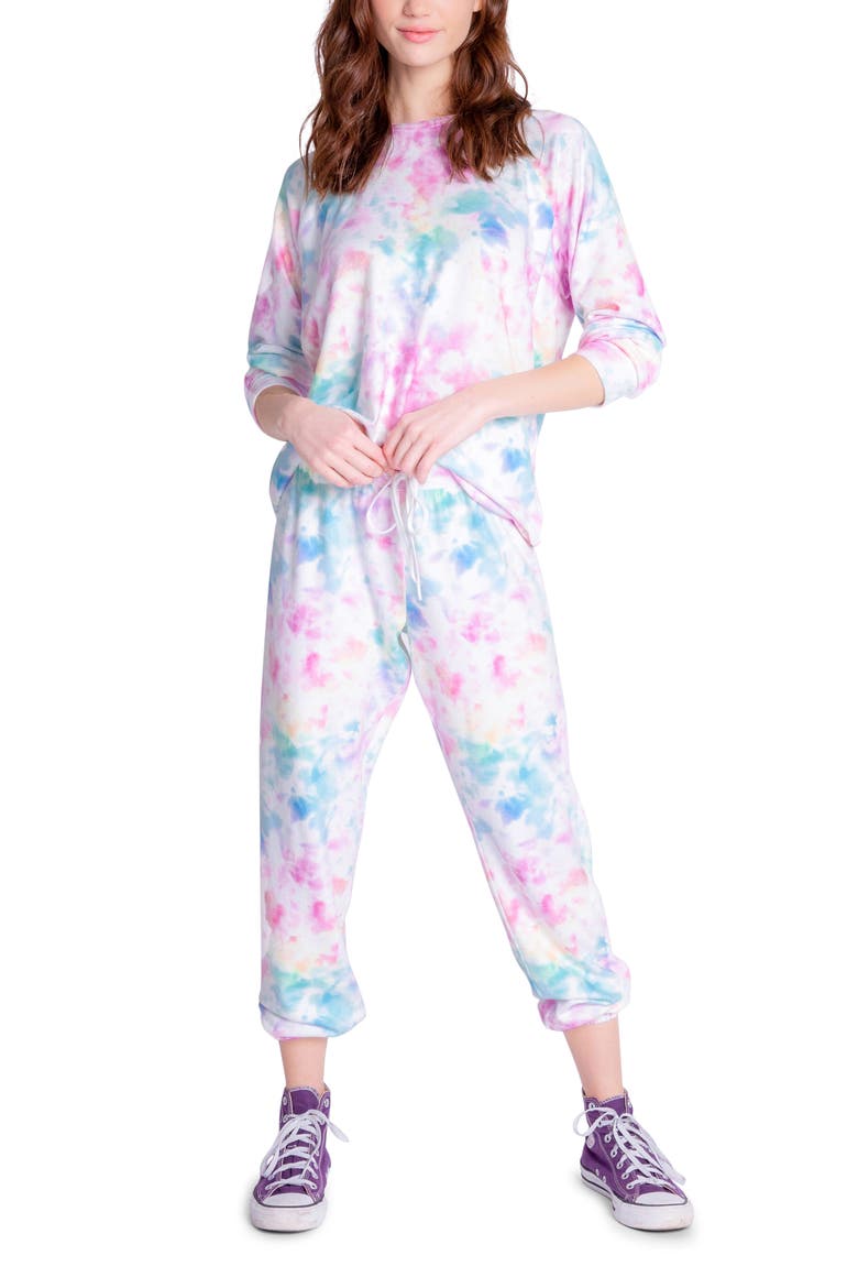 Sweatshirt & Joggers Lounge Set, Main, color, MULTI
