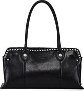 OLD TREND Soul Genuine Leather Studded Structured Shoulder Bag