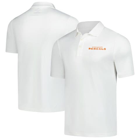Men's Fanatics  White Cincinnati Bengals Polo