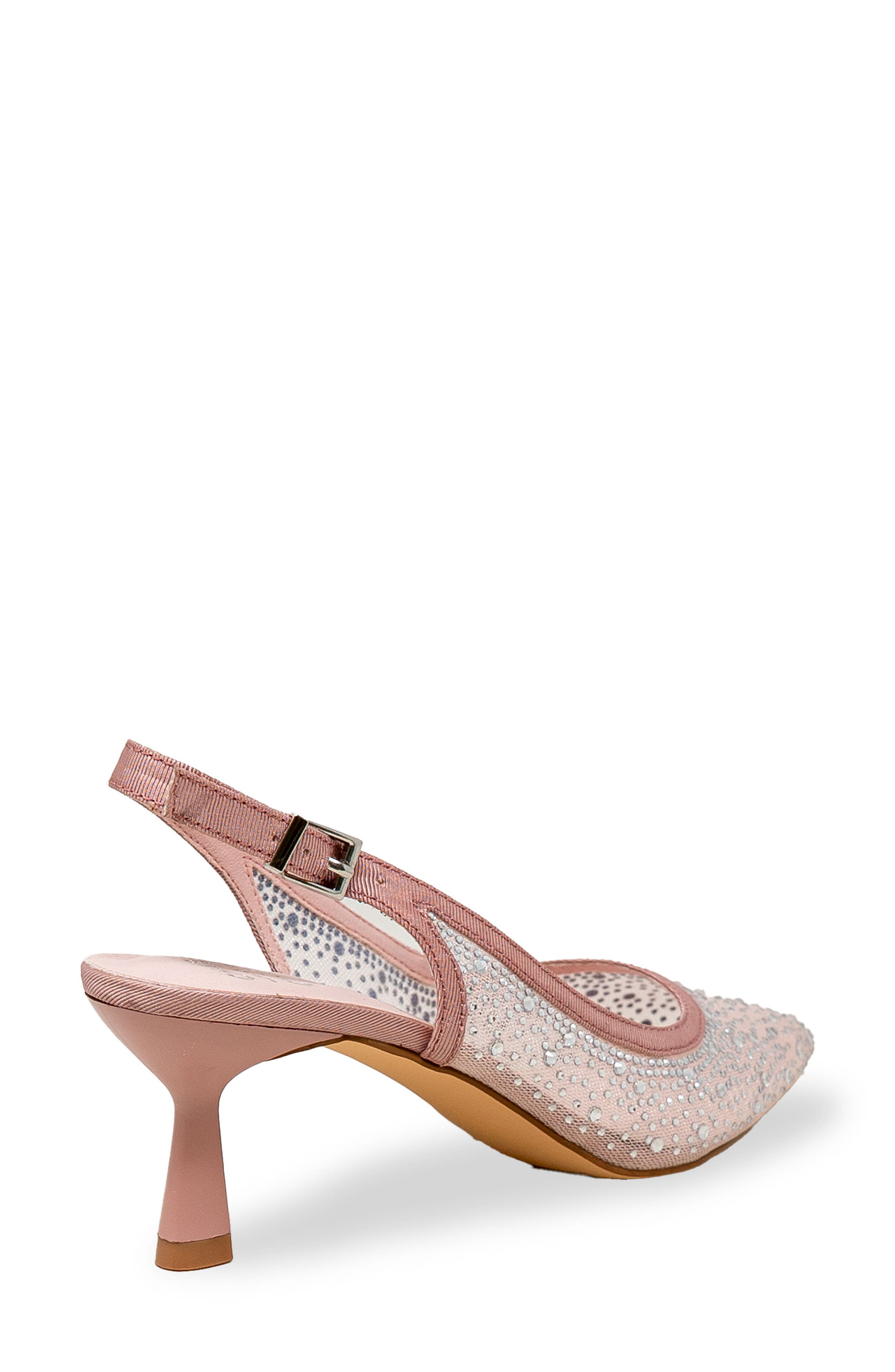 Pointed Toe Slingback Pump, Alternate, color, PINK