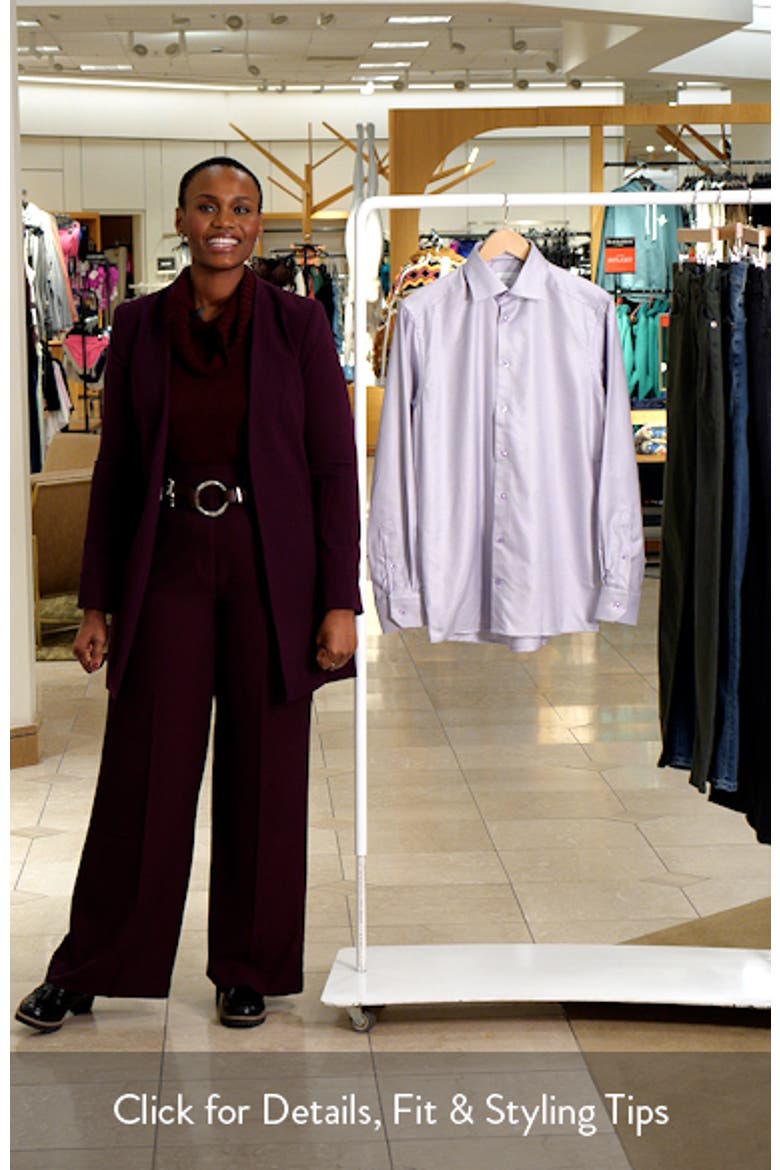 Contemporary Fit Houndstooth Dress Shirt video