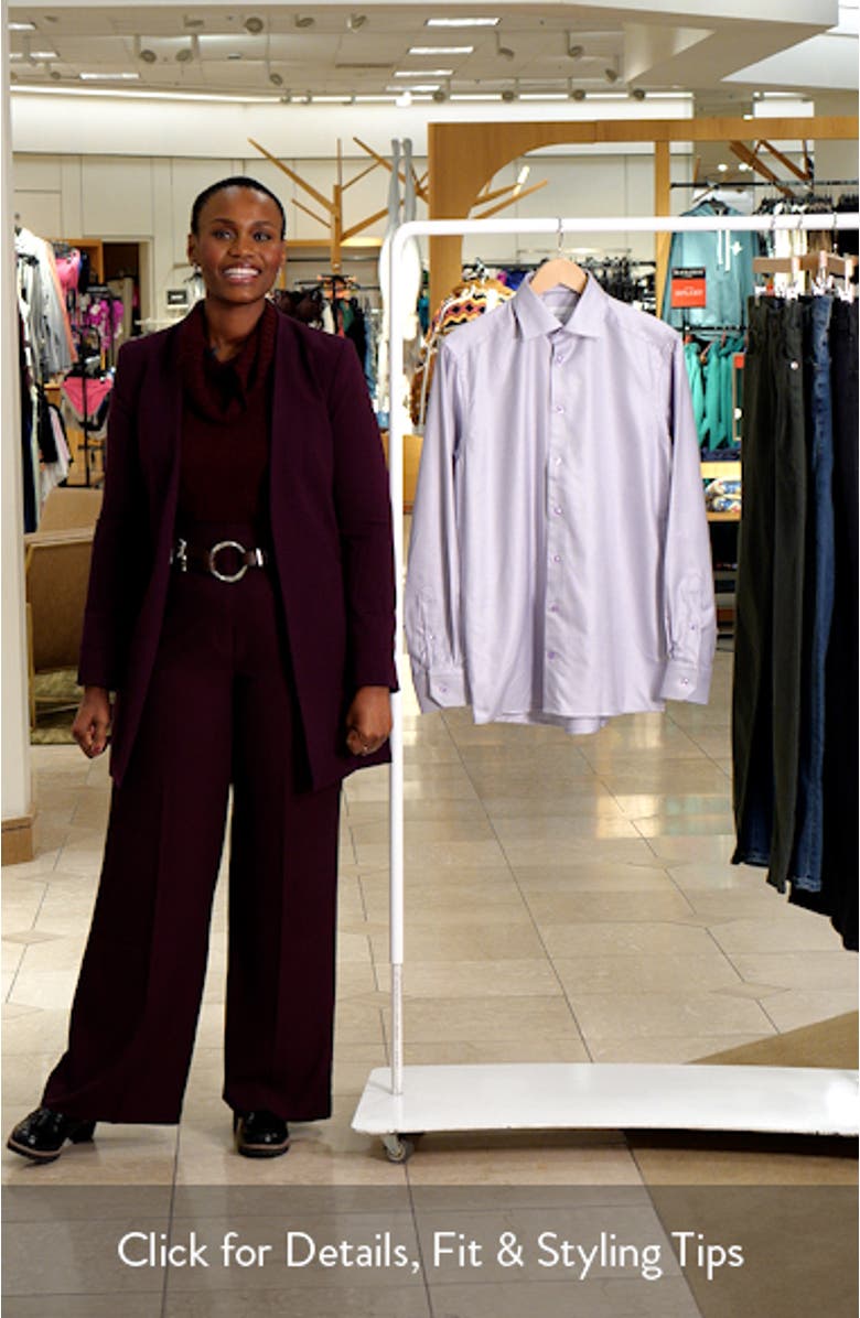 Contemporary Fit Houndstooth Dress Shirt, sales video thumbnail