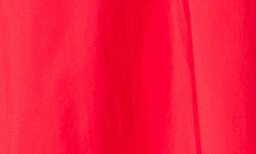 English Factory Embroidered High Waist Midi Skirt In Red