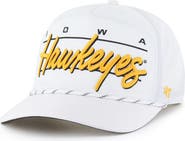 '47 Men's '47 White Iowa Hawkeyes Condor Hitch brrr° Adjustable Hat