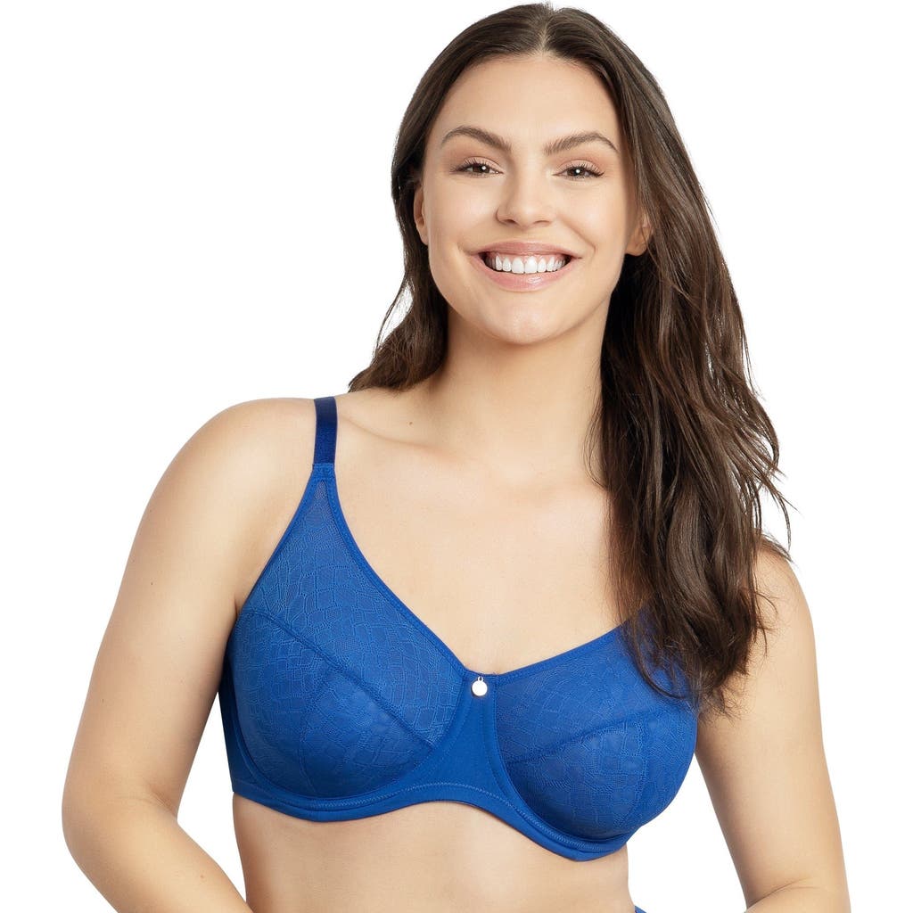 Shop Parfait Enora Minimizer Bra In Sapphire