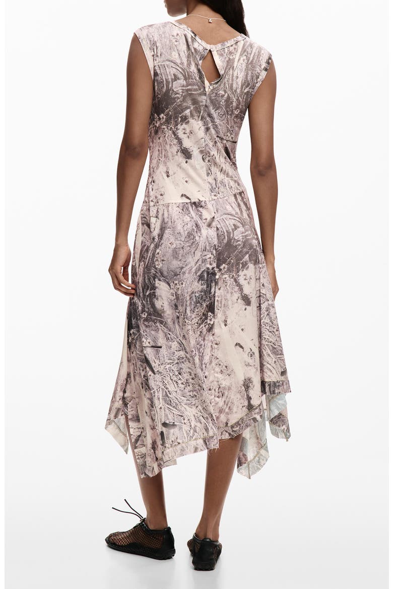 Sleeveless Midi Dress, Alternate, color, GRAY