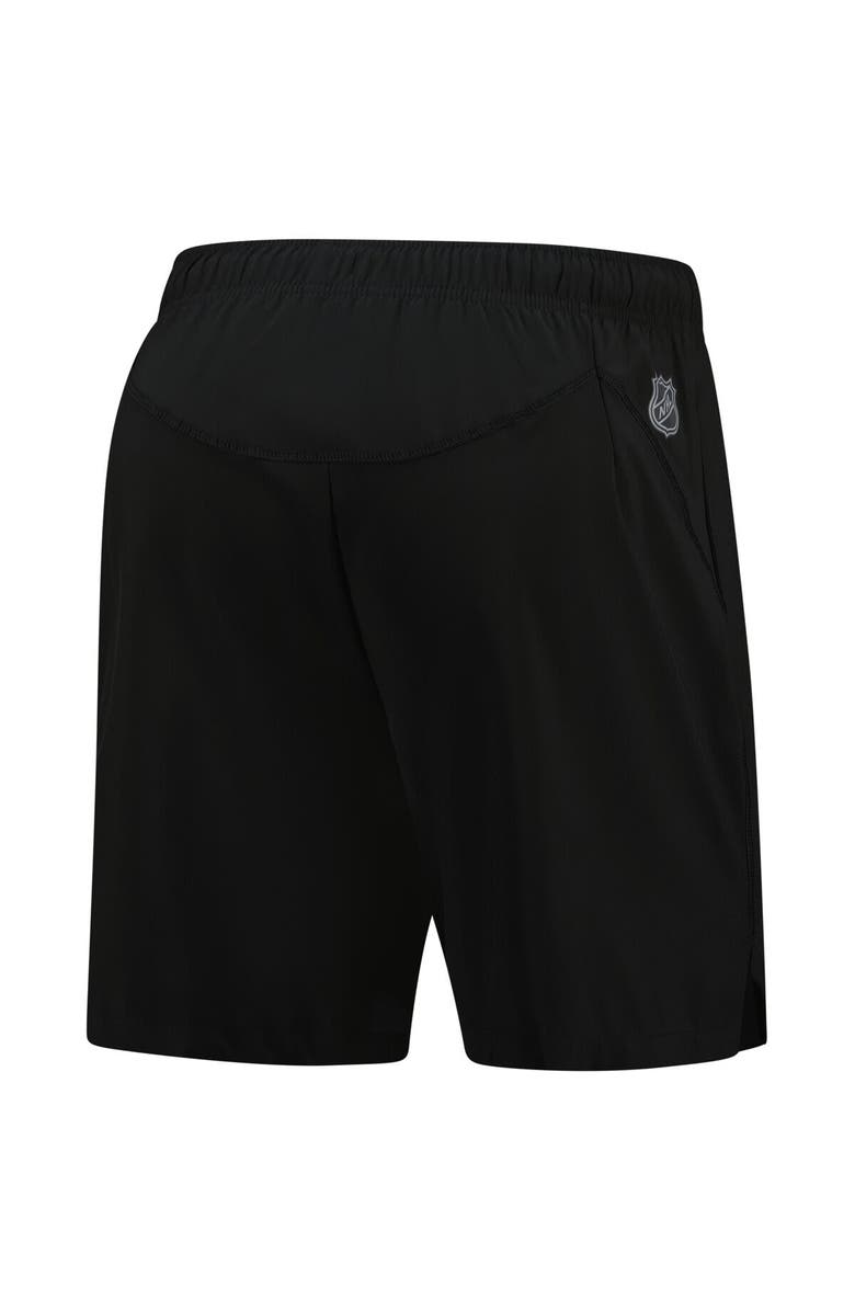FANATICS Men's Fanatics  Black Calgary Flames Tech Training Shorts, Alternate, color, Black