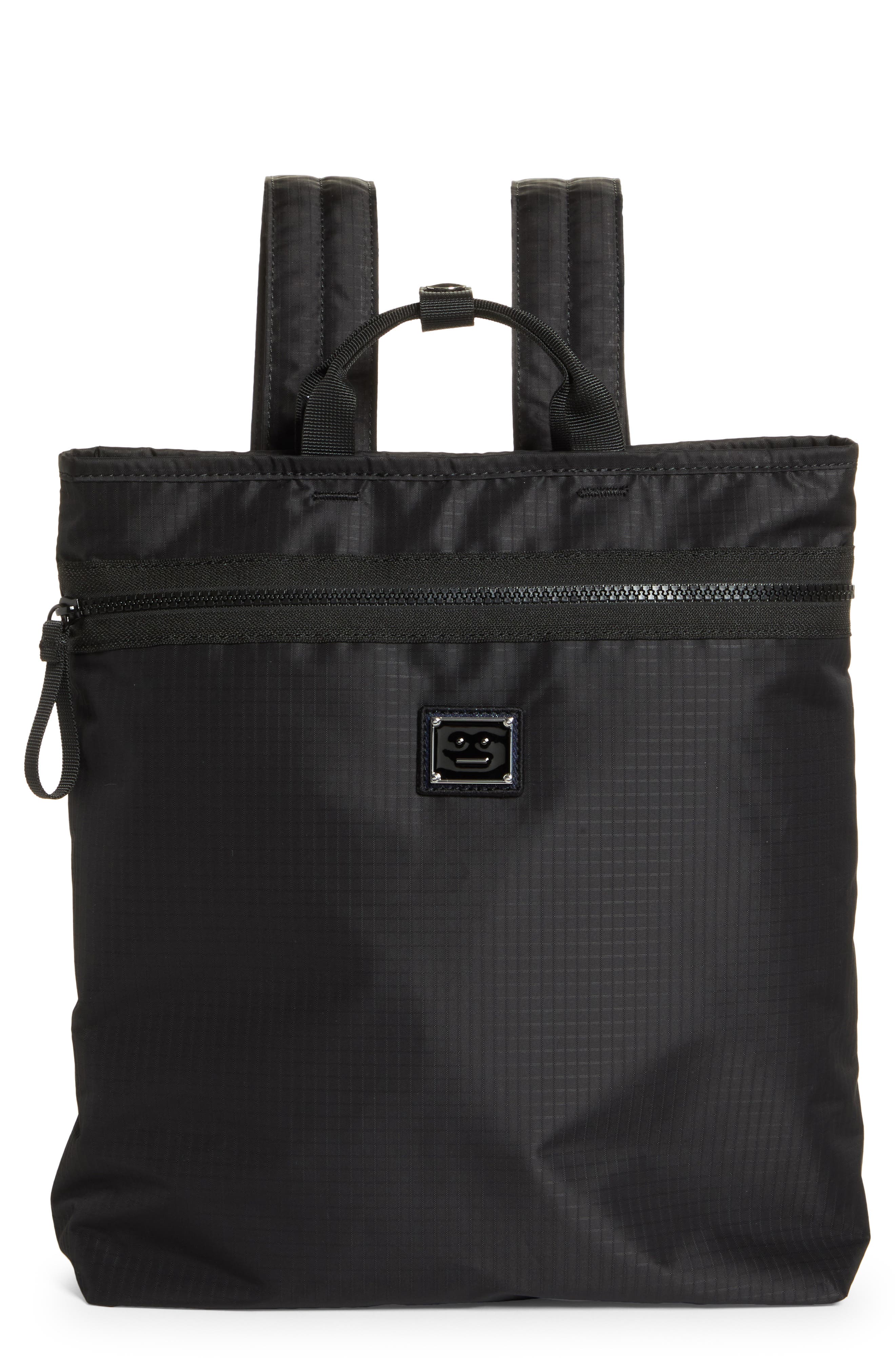 Acne Studios Atton Ripstop Backpack, Main, color, 