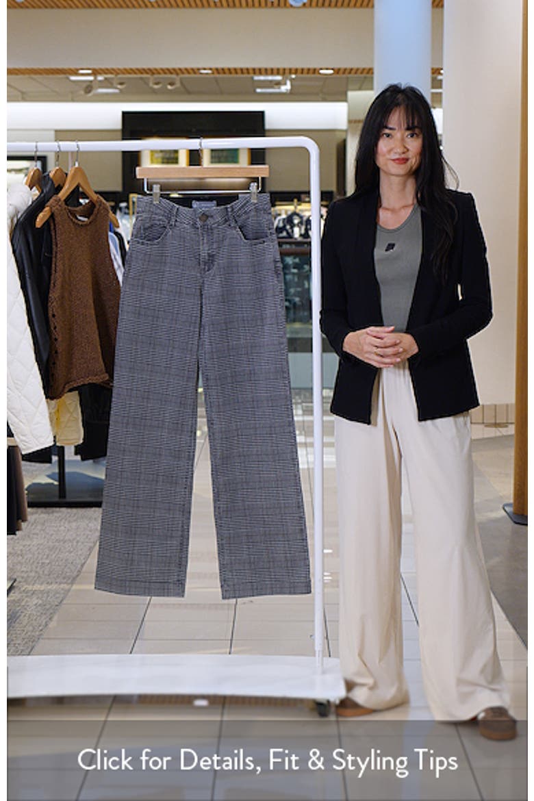Sam Plaid High Waist Wide Leg Jeans video