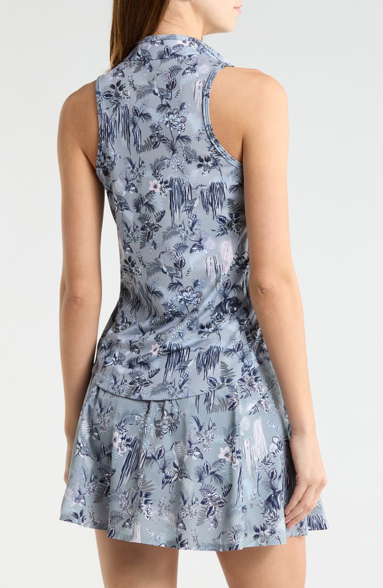 Greyson Night Lurk Sleeveless Half Zip Top, Alternate, color, Bluestone