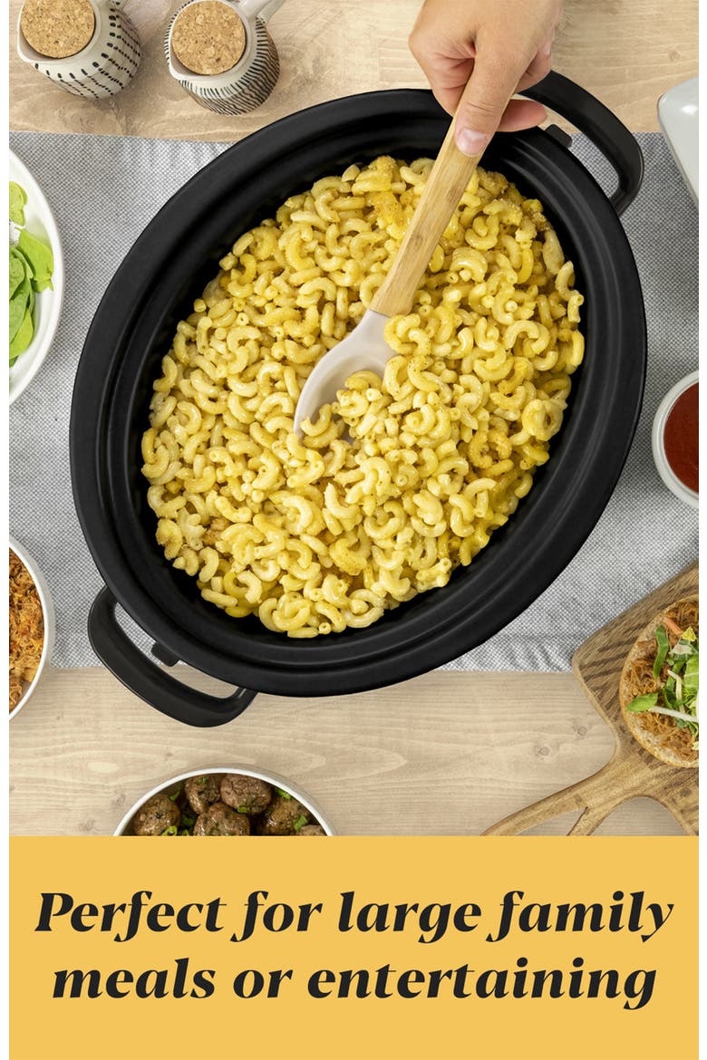Programmable 8-Quart Slow Cooker, Alternate, color, Black Stainless Steel