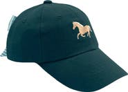 Bits & Bows Horse Twill Bow Baseball Hat