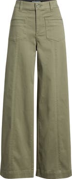 Wit & Wisdom Skyrise Patch Pocket Wide Leg Pants