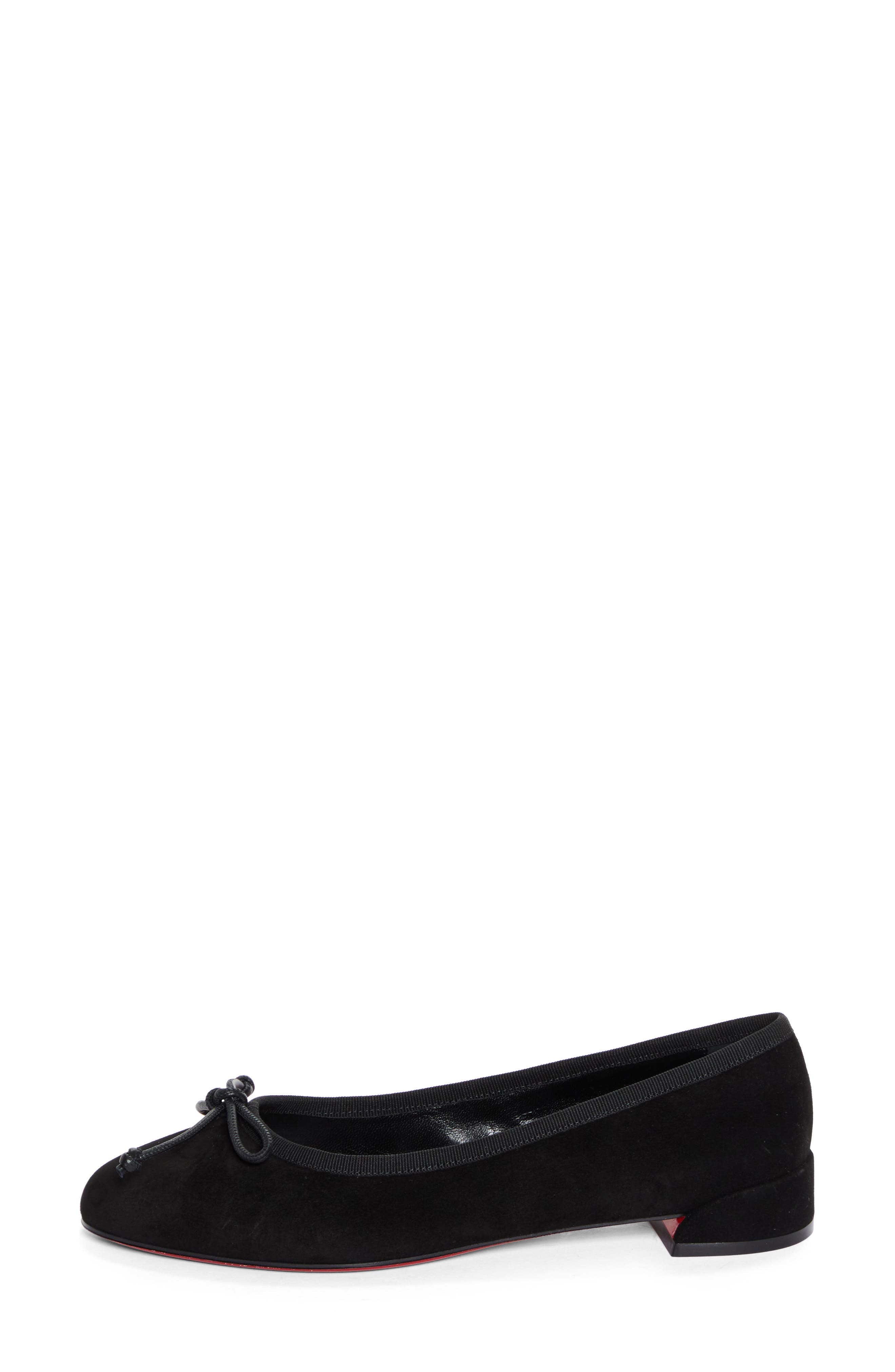 Christian Louboutin Sweetie Jane Flat, Alternate, color, Black