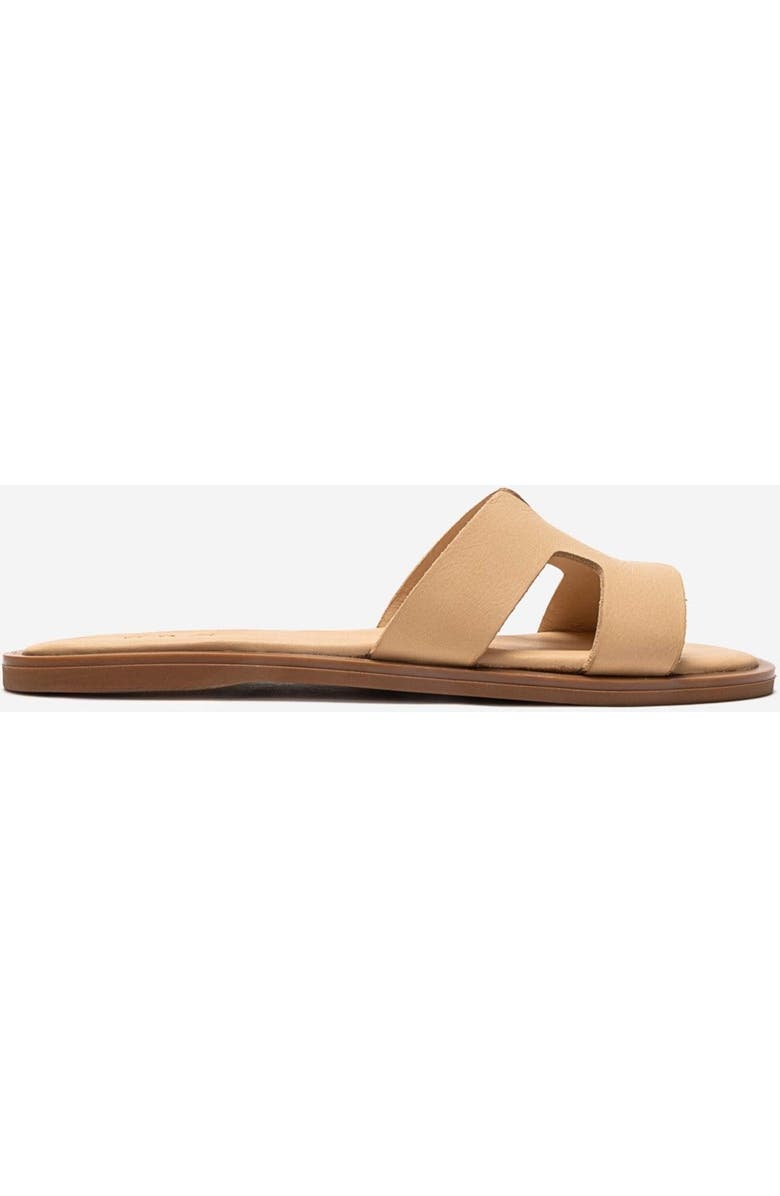 Forever & Always Shoes Biora Leather Slide, Alternate, color, Beige