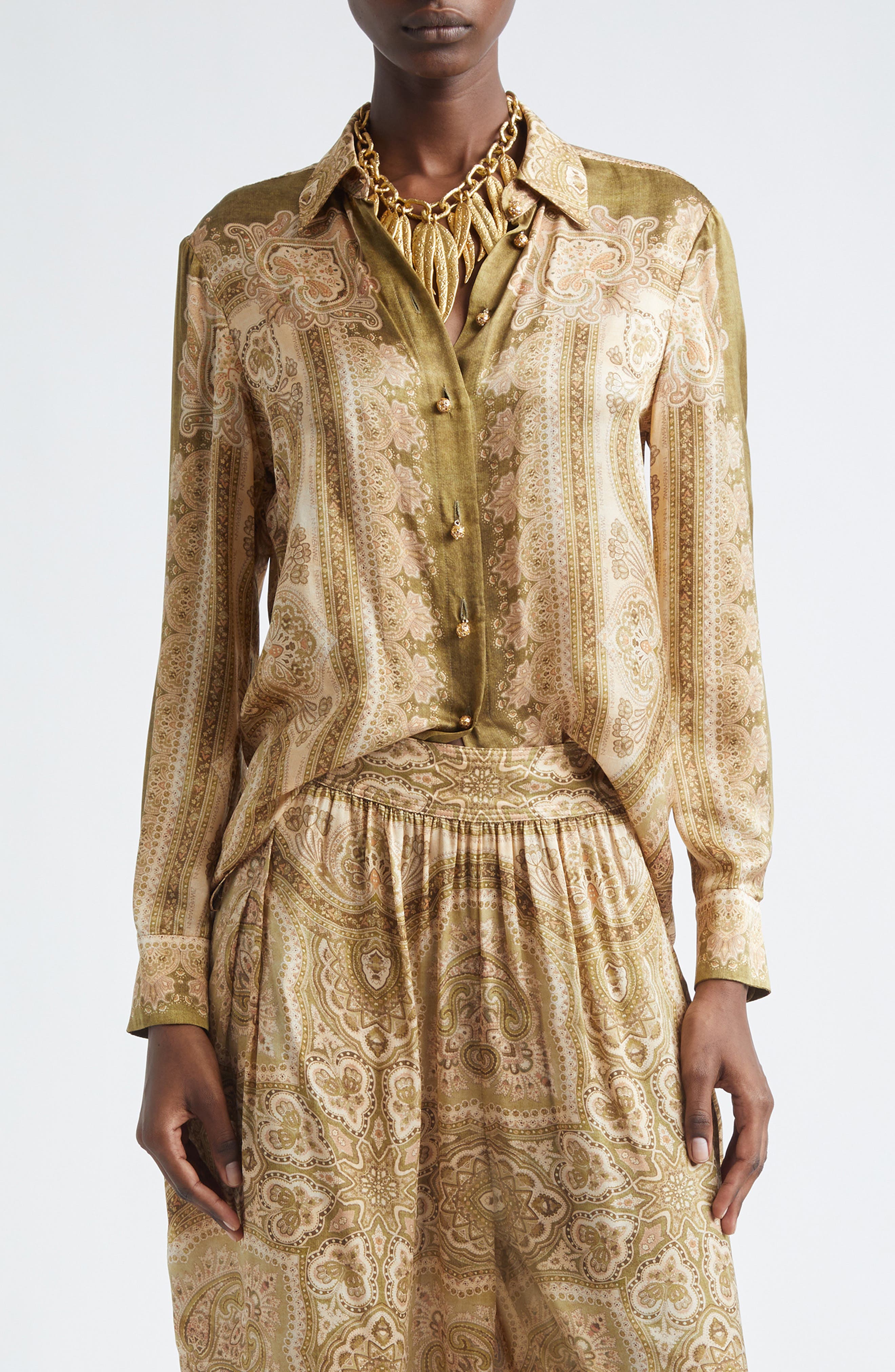 selected OLIVE PERLA PAISLEY