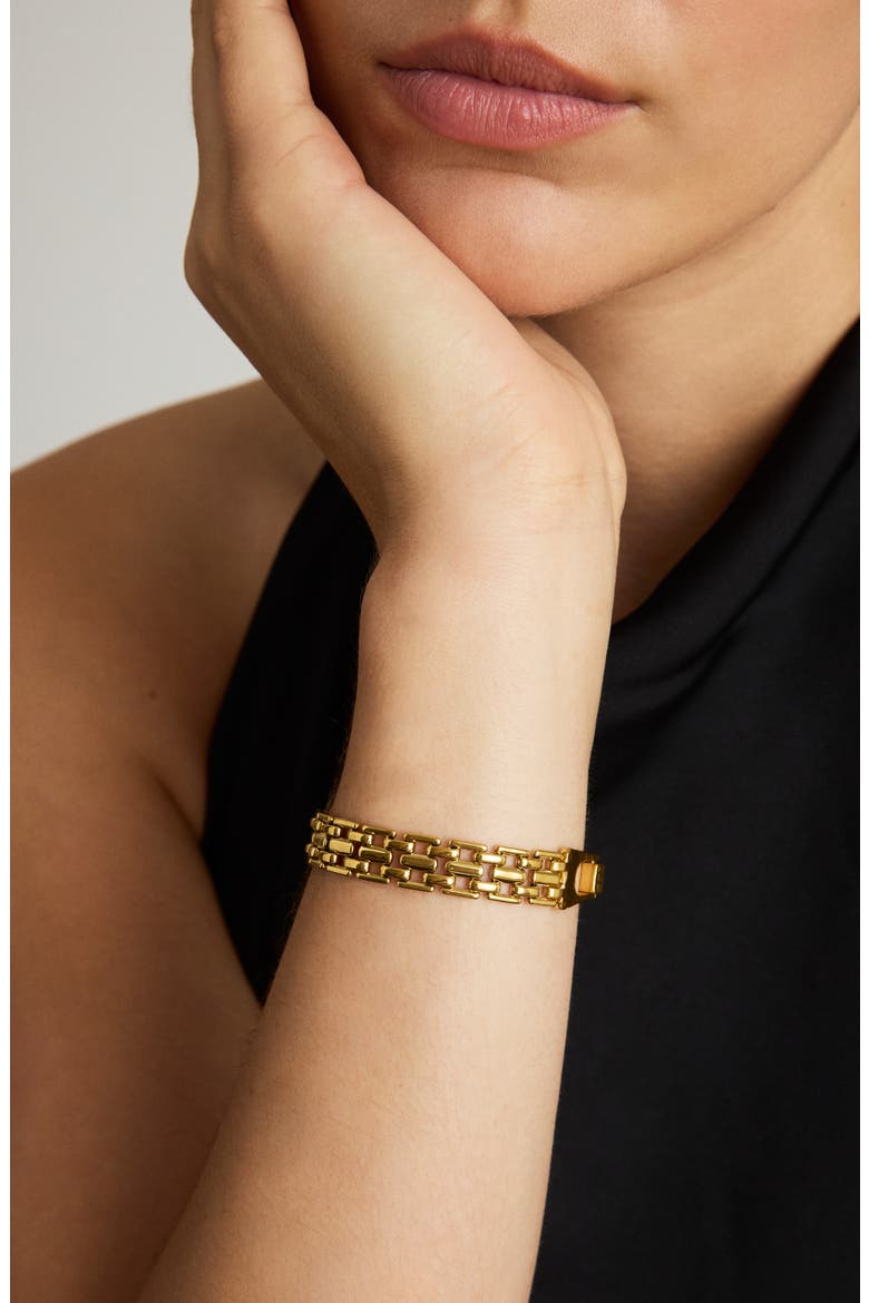 Mara Chain Bracelet, Alternate, color, GOLD
