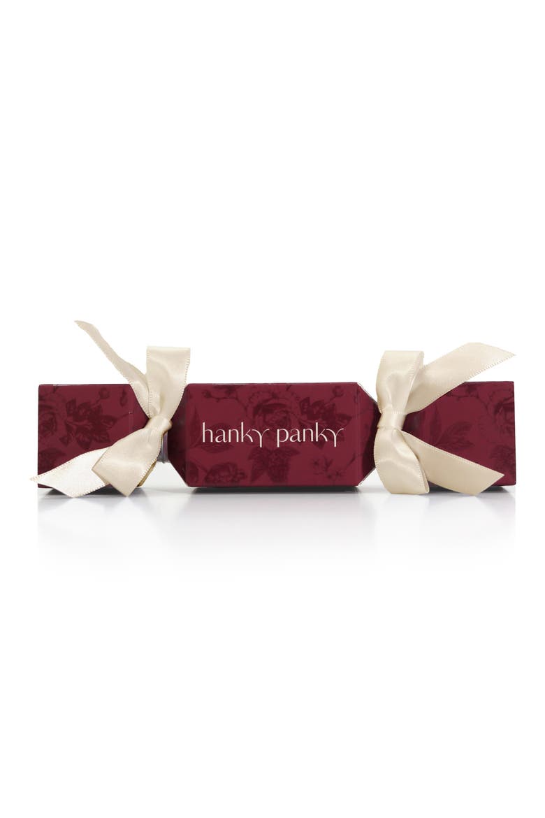 Holiday Cracker Low Rise Thong, Alternate, color, BEET JUICE