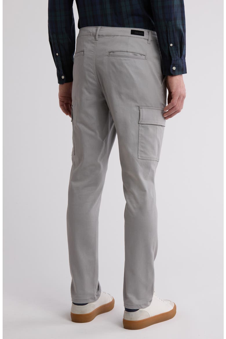 Powerstretch Flat Front Cargo Pants, Alternate, color, LIGHT GREY