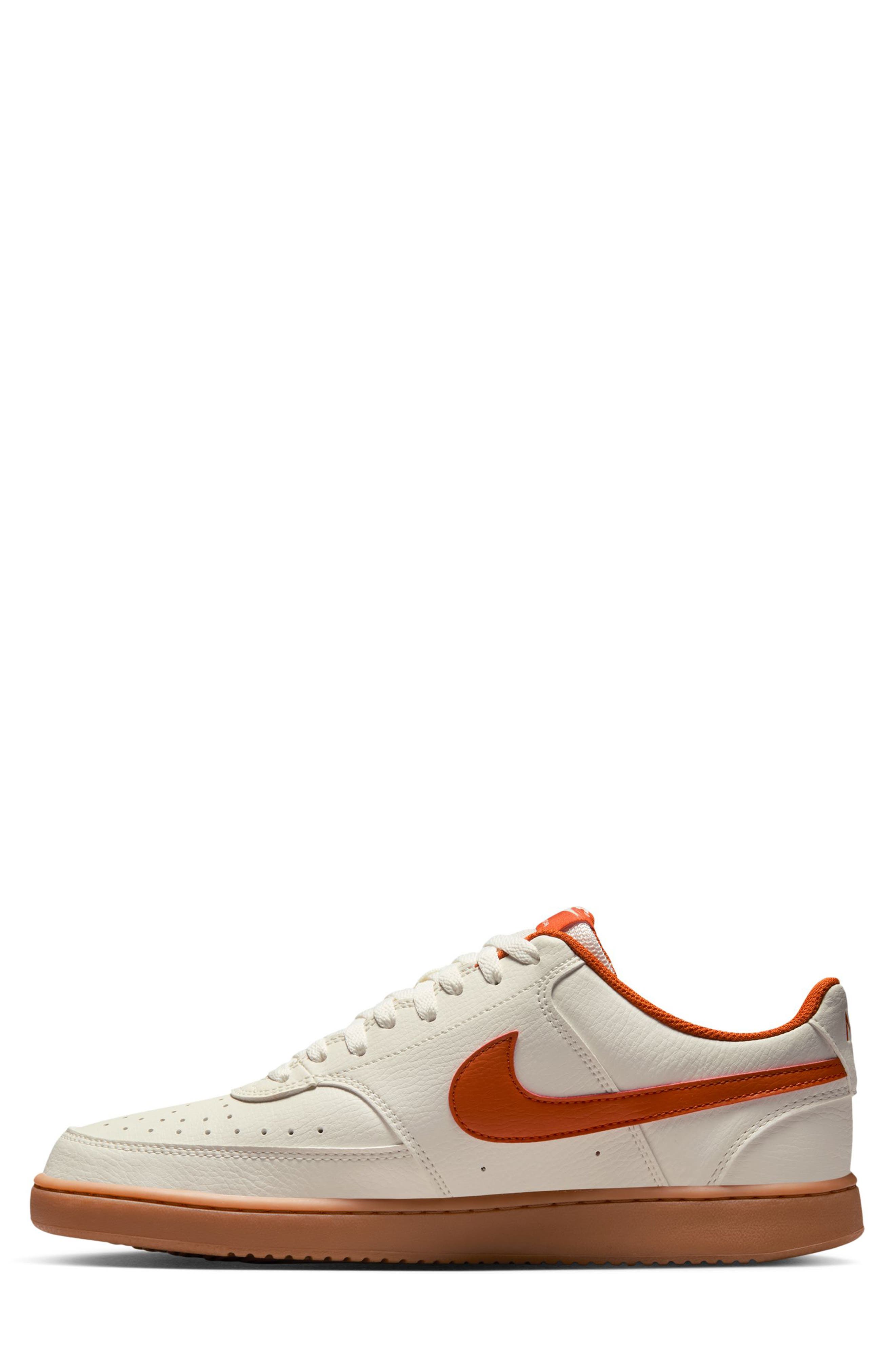 Court Vision Low Sneaker, Alternate, color, SAIL/ CAMPFIRE ORANGE