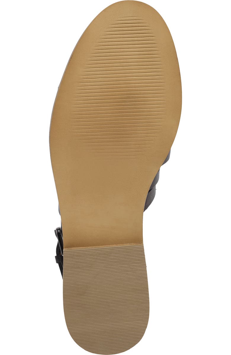 Celtic & Co. Woven Peep Toe Sandal, Alternate, color, Chocolate