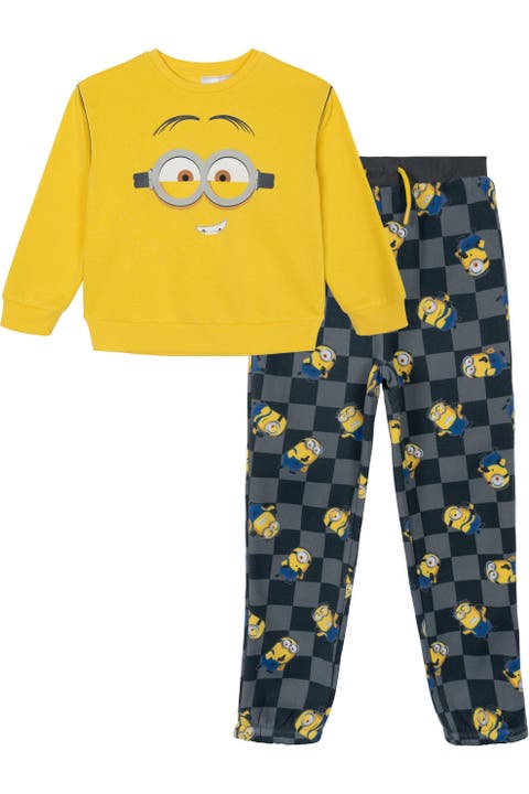 2-Piece Fleece Sweatshirt and Pants Set