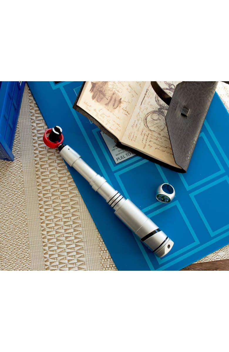 Toynk Doctor Who 4th Doctor Sonic Screwdriver With Sound, Alternate, color, Silver