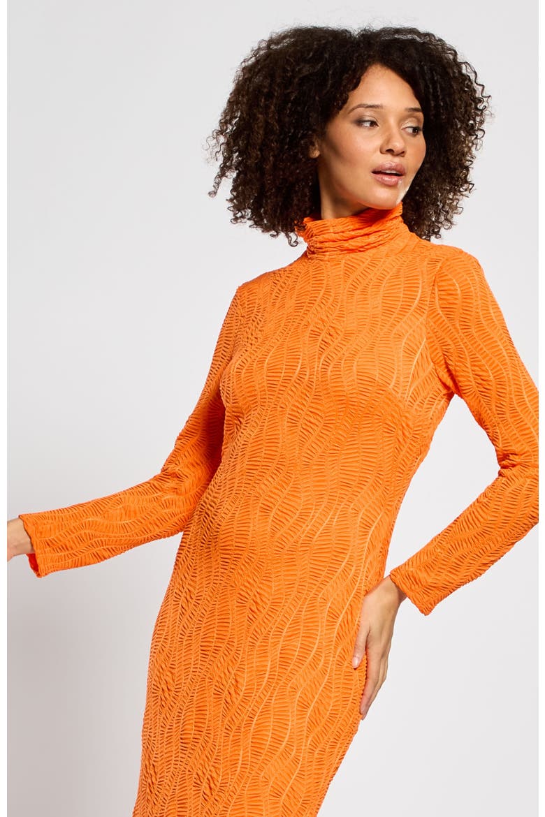 Silia Dress, Alternate, color, Orange