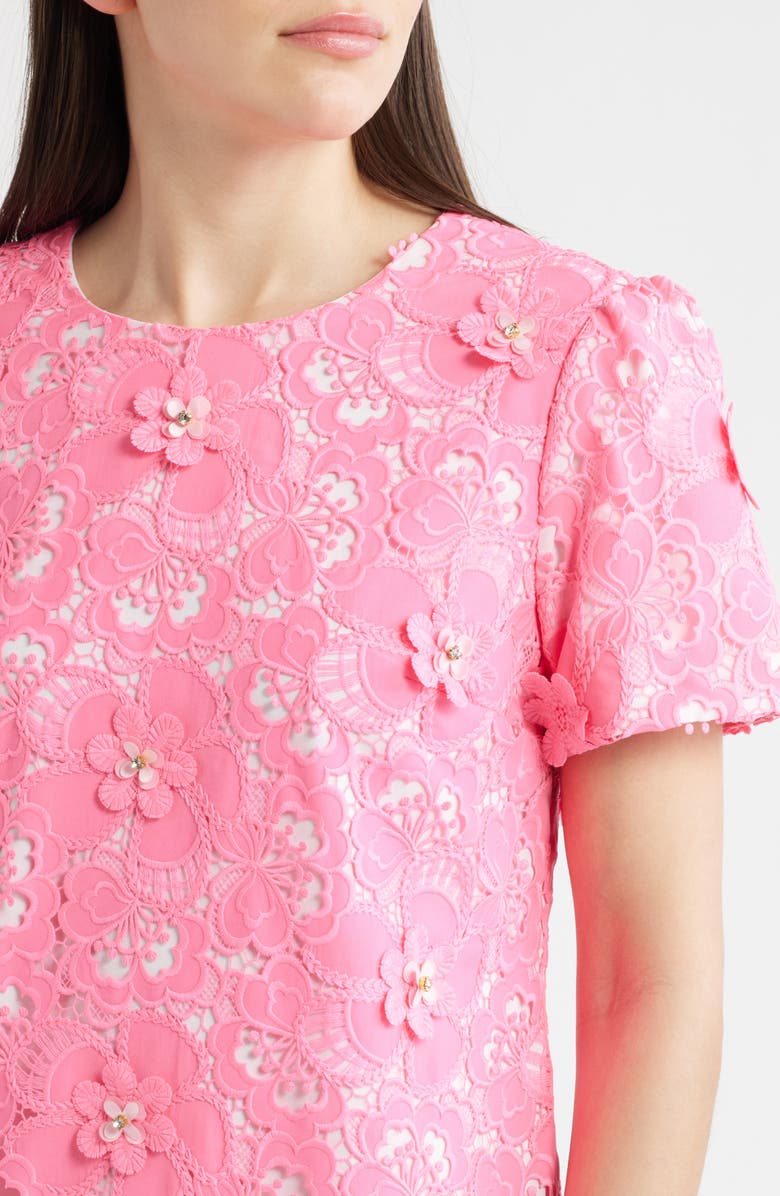 Lilly Pulitzer<sup>®</sup> Malena Embellished Lace Shift Dress, Alternate, color,