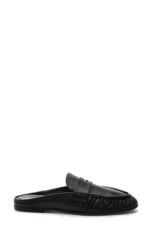 275 Central Vivien Penny Loafer Mule In Black
