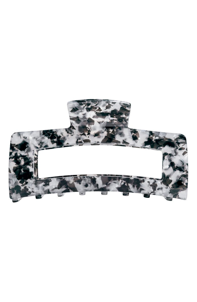 Kitsch Jumbo Open Shape Claw Clip, Main, color, Black