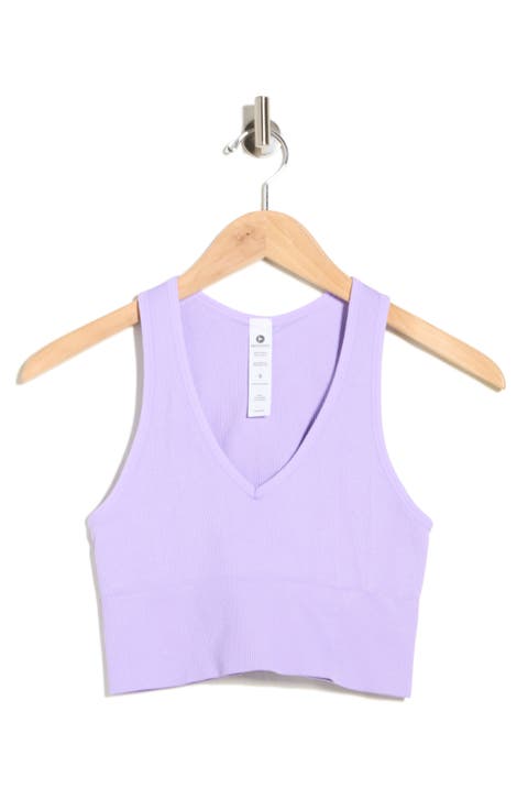 Rib Seamless Highline V-Neck Tank