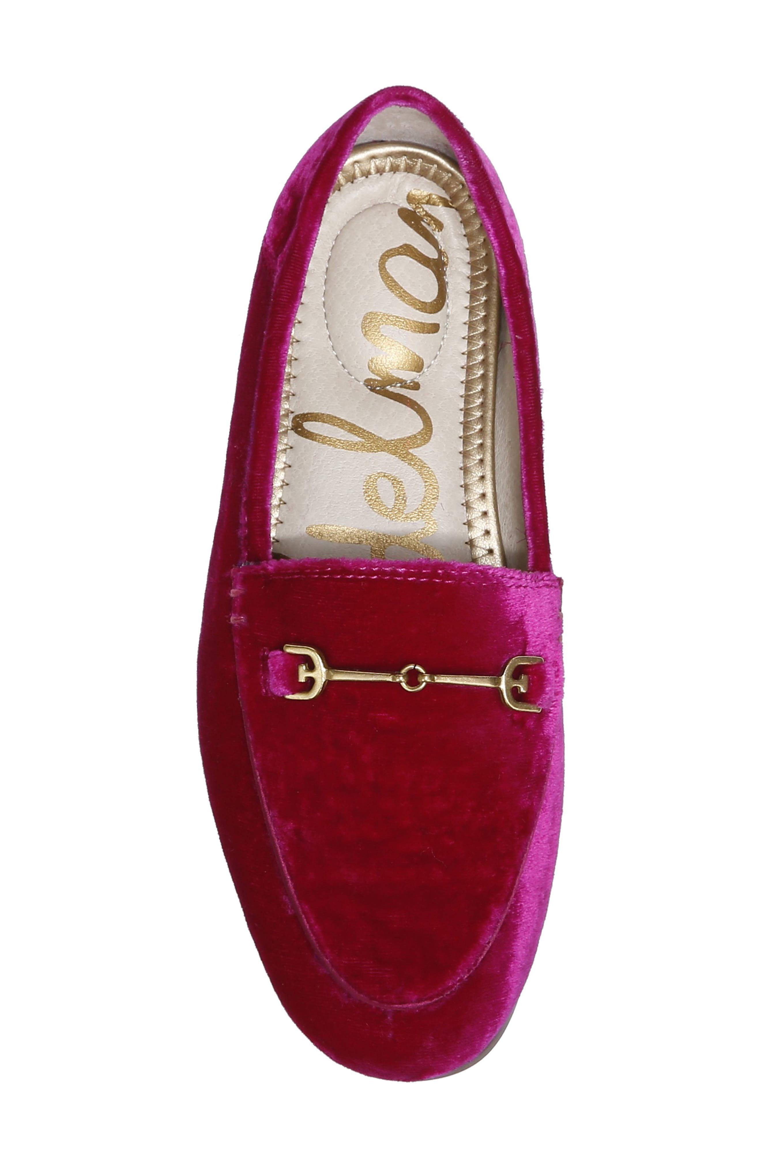 Sam Edelman Kids' Loraine Loafer, Alternate, color, Raspberry