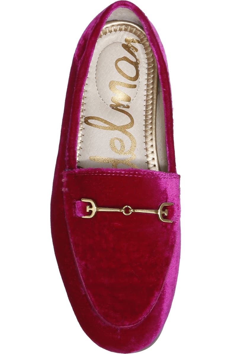 Sam Edelman Kids' Loraine Loafer, Alternate, color, Raspberry