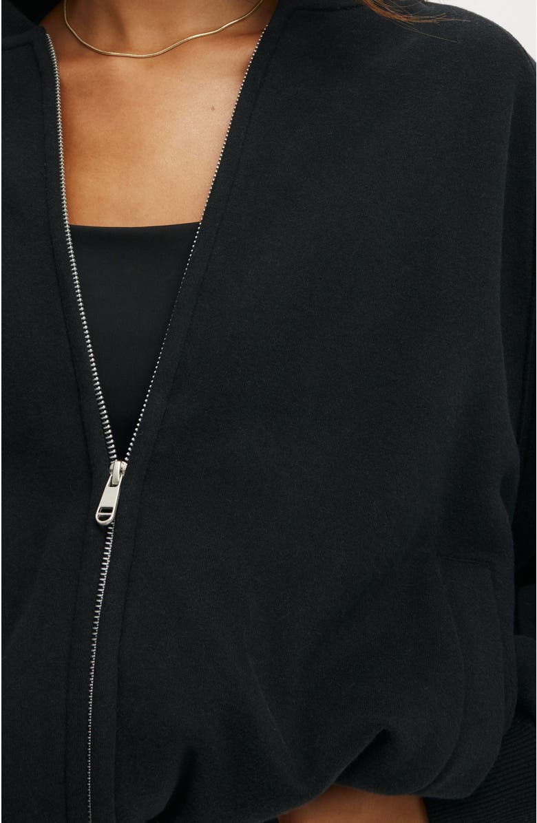 COTTON ON BODY Women's Active Plush Zip Through Bomber, Alternate, color,