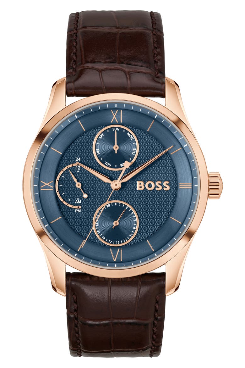 Principle Master Chronograph Watch, 41mm, Main, color, BLUE